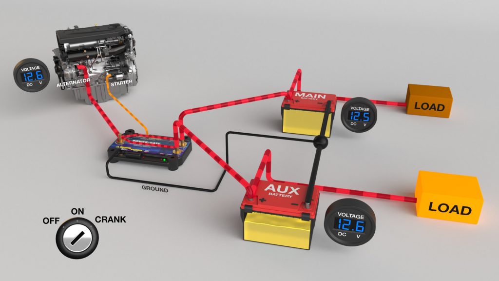 Dual Rectifier Battery Isolator